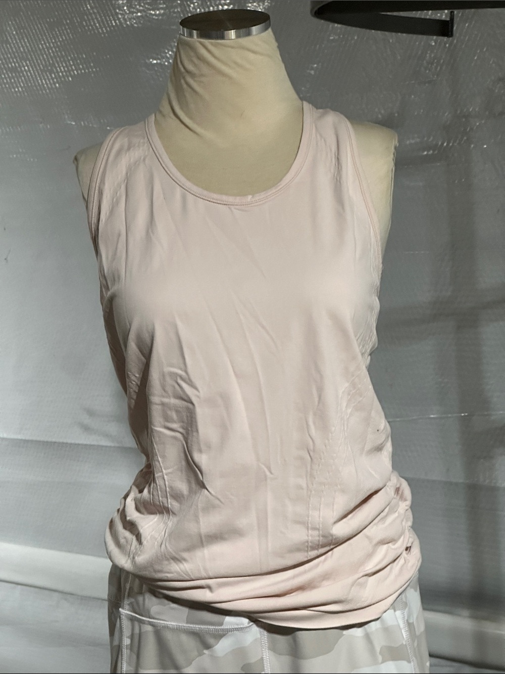 Athleta Pale Pink Racerback Tank Top